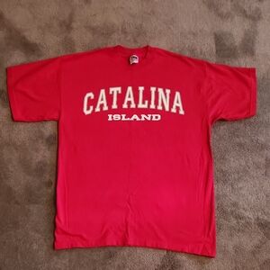 Red Catalina Island T-Shirt
